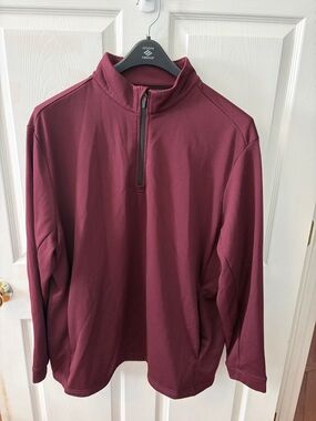 Hogan Performance Quarter-Zip in Wine